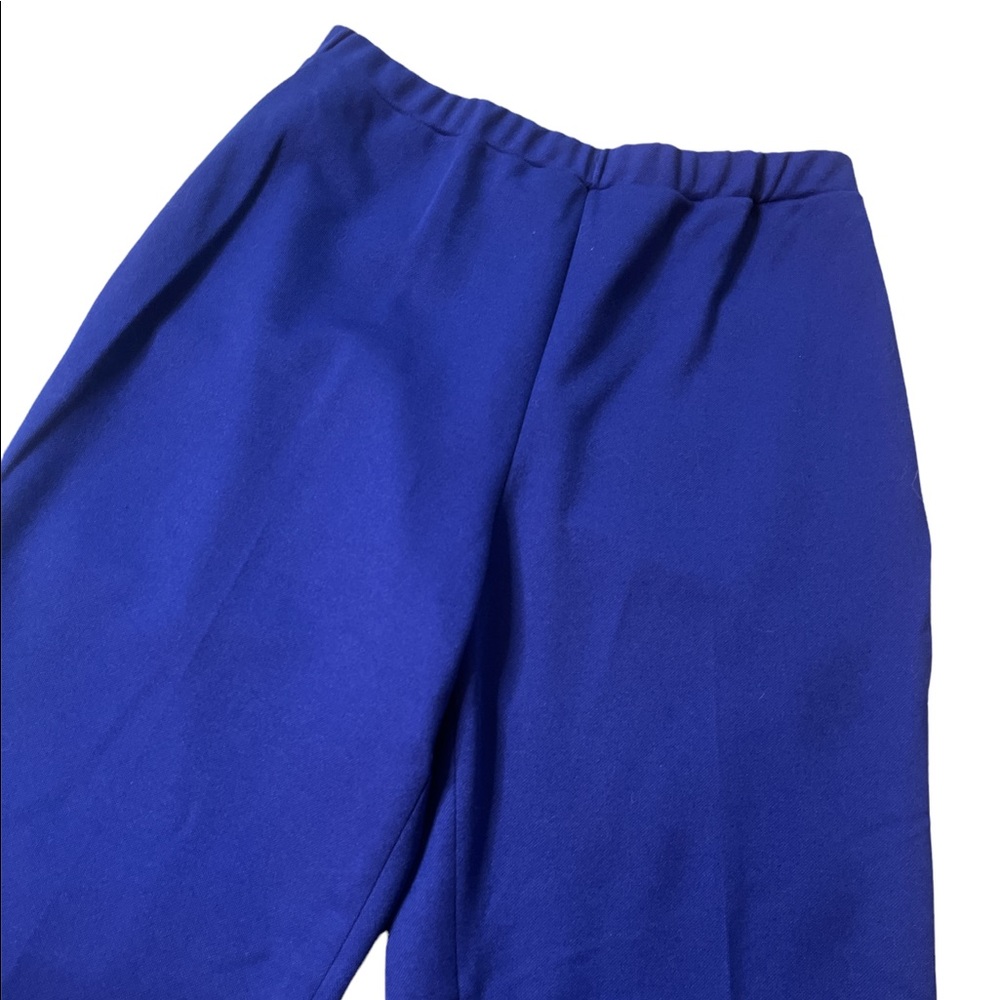Vintage 70s Casual Pants in Royal Blue